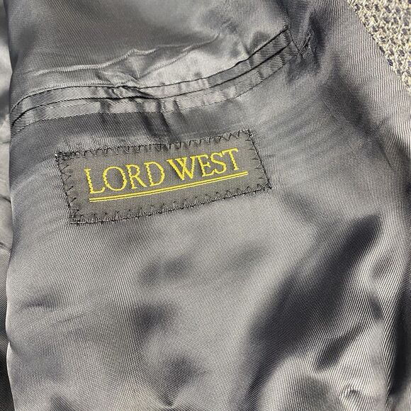 Lord West Lambs Wool 2-Button Suit Jacket Blazer Chest 42" Length 33" Arm 25" - Picture 5 of 8